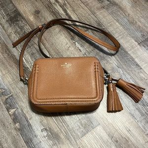 Brown leather Kate Spade cross body